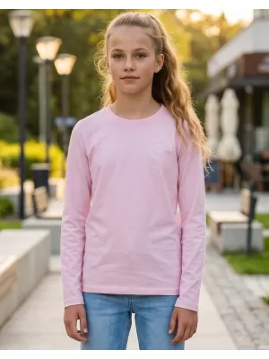 Tricou pentru copii SAM 73 MENSA KT 517 ROZ DESCHIS