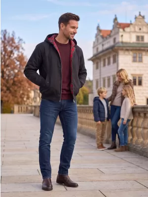 Sacou BRANDIT LORD CANTERBURY S KAPUCÍ BD3112 NEGRU