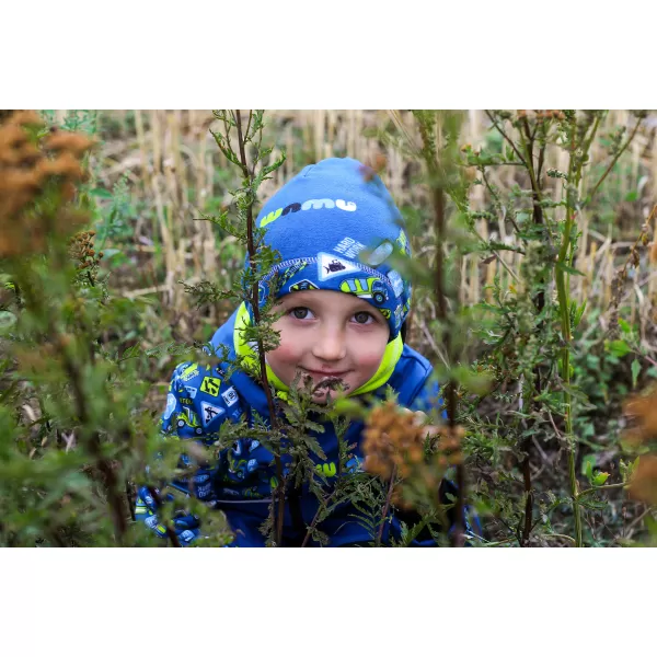  Sacou softshell pentru bebeluși izolat WAMU BAGR ALBASTRU 