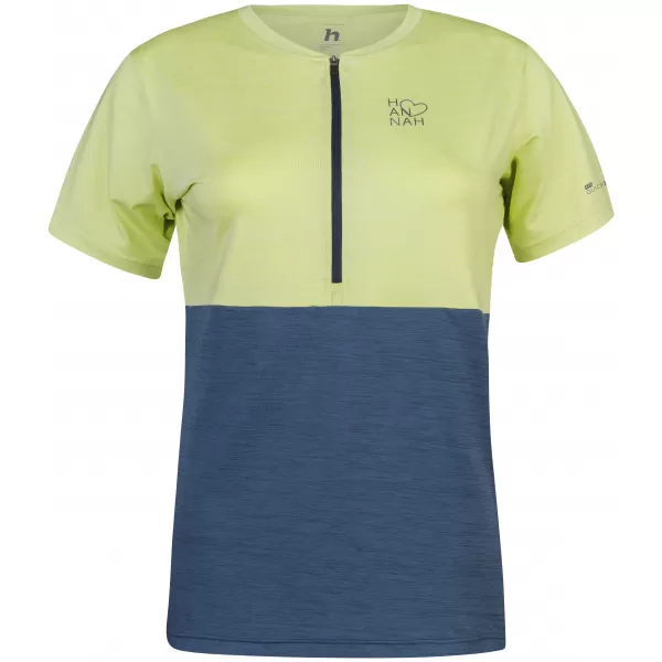  Tricou de damă HANNAH BERRY SUNNY LIME MEL/INDIA INK MEL 