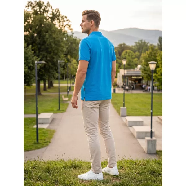  Tricou pentru bărbați SAM 73 CHRYZ MT 822 ALBASTRU STRĂLUCITOR 