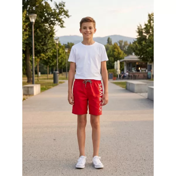  Pantaloni scurți pentru copii SAM 73 ROMAN KS 505 ROŞU 