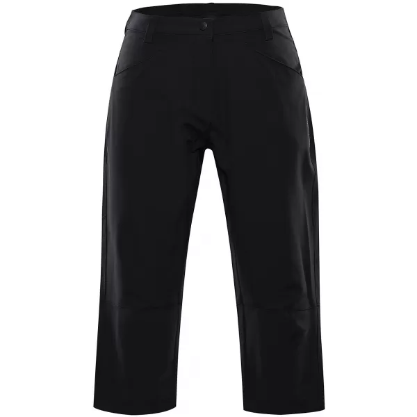  Pantaloni 3/4 pentru femei ALPINE PRO WEDERA LPAA637 NEGRU 