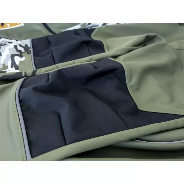 Pantaloni de softshell pentru bebeluși izolați WAMU MASKÁČ KAKI 