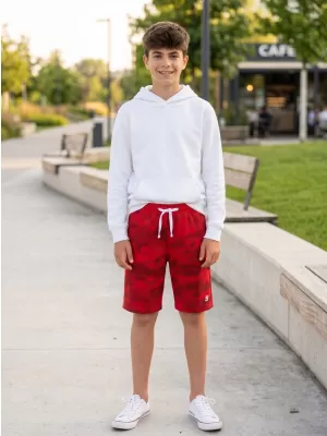 Pantaloni scurți pentru copii SAM 73 JEREM KS 503 ROŞU