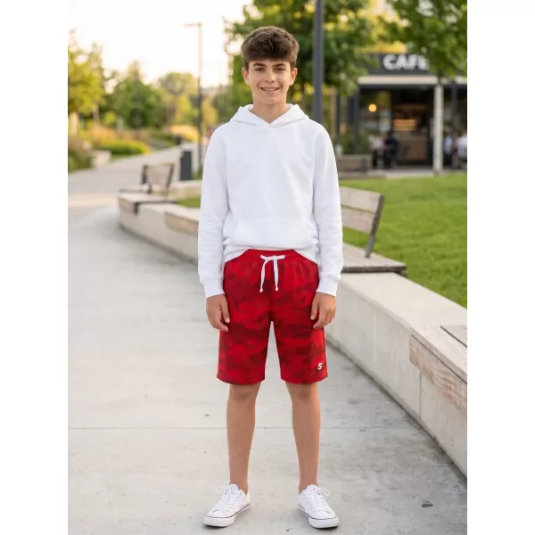  Pantaloni scurți pentru copii SAM 73 JEREM KS 503 ROŞU 