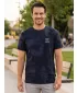 Tricou pentru bărbați SAM 73 SCULPTOR MT 823 ALBASTRU ÎNCHIS