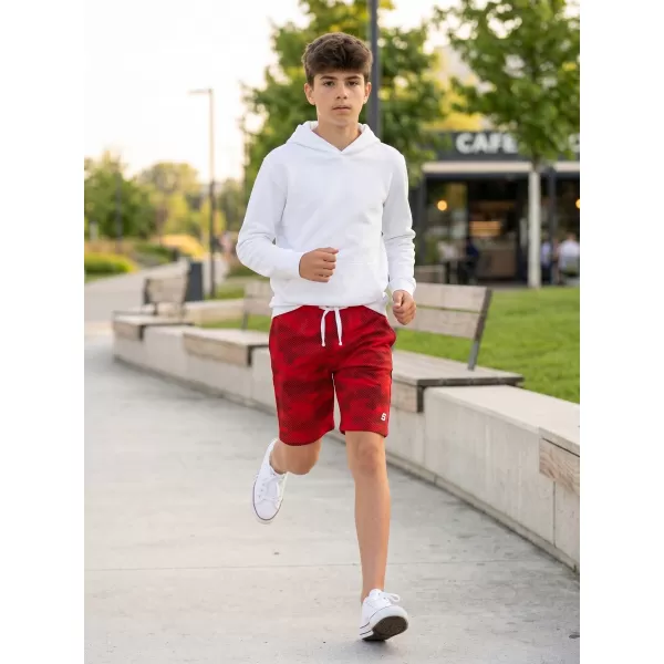  Pantaloni scurți pentru copii SAM 73 JEREM KS 503 ROŞU 