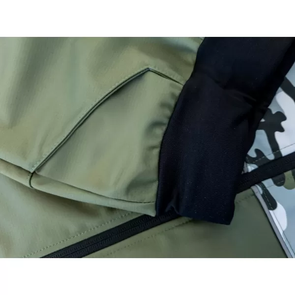  Pantaloni izolati softshell pentru copii WAMU MASKÁČ KAKI 