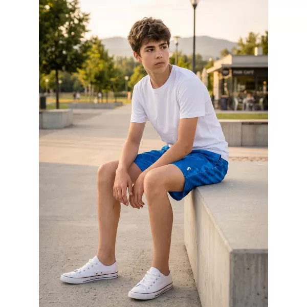  Pantaloni scurți pentru copii SAM 73 SANJEEV KS 506 ALBASTRU STRĂLUCITOR 