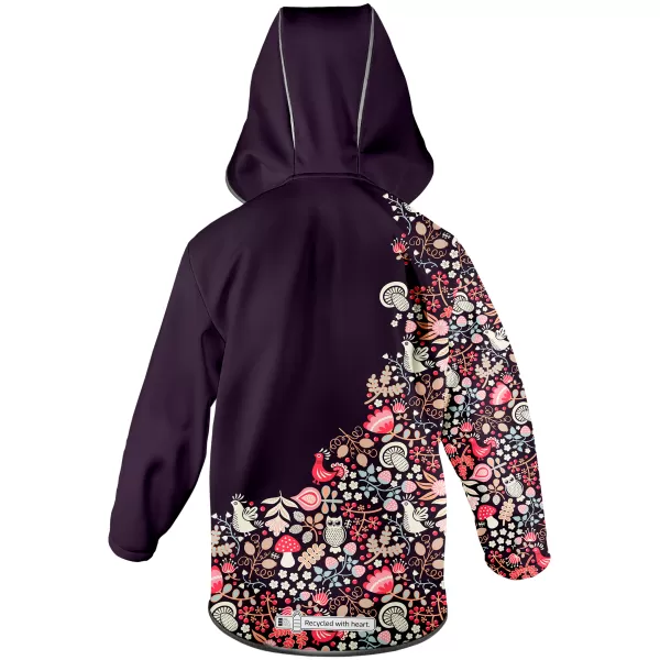  Jachetă izolată softshell pentru copii WAMU SOVA VIOLET 