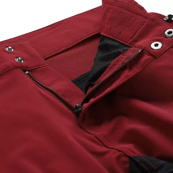  Pantaloni ALPINE PRO SPAN MPAA631 ROŞU 