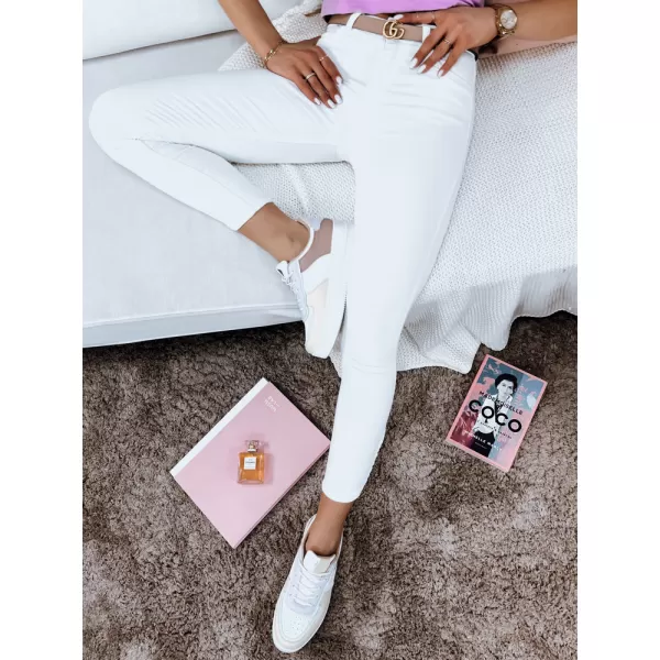  Pantalonii pentru doamne DSTREET UY1359 ALB 