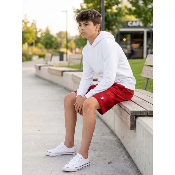  Pantaloni scurți pentru copii SAM 73 JEREM KS 503 ROŞU 