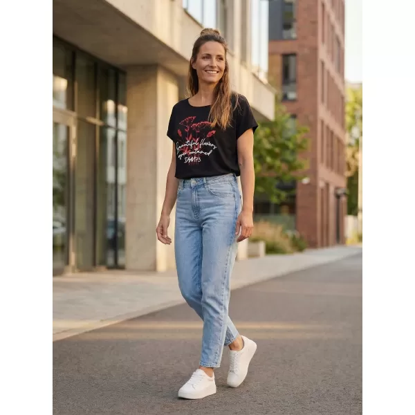  Tricou de damă SAM 73 CIRCINUS WT 883 NEGRU 