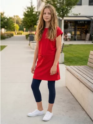 Rochie de fetiță SAM 73 LAWRENCE KZ 502 ROŞU