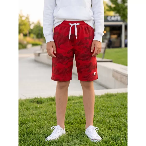  Pantaloni scurți pentru copii SAM 73 JEREM KS 503 ROŞU 