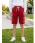 Pantaloni scurți pentru copii SAM 73 JEREM KS 503 ROŞU