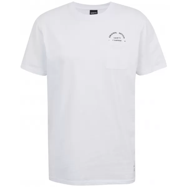  Tricou pentru bărbați SAM 73 FENAKLID MT 820 ALB 