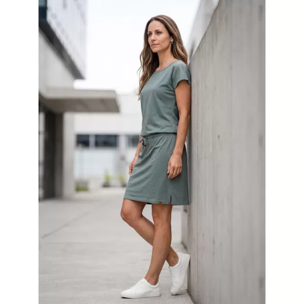  Rochie SAM 73 NORMA WZ 822 GRI VERZUI 