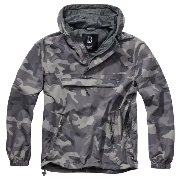  Sacou BRANDIT PŘES HLAVU BD3162 CAMUFLAJ GRI 