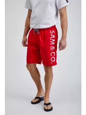 Pantaloni scurți pentru bărbați SAM 73 PEGASUS MS 809 ROŞU