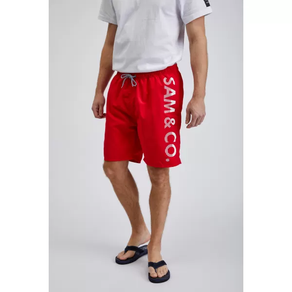  Pantaloni scurți pentru bărbați SAM 73 PEGASUS MS 809 ROŞU 