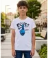 Tricou pentru copii SAM 73 SCUTUM KT 514 ALB