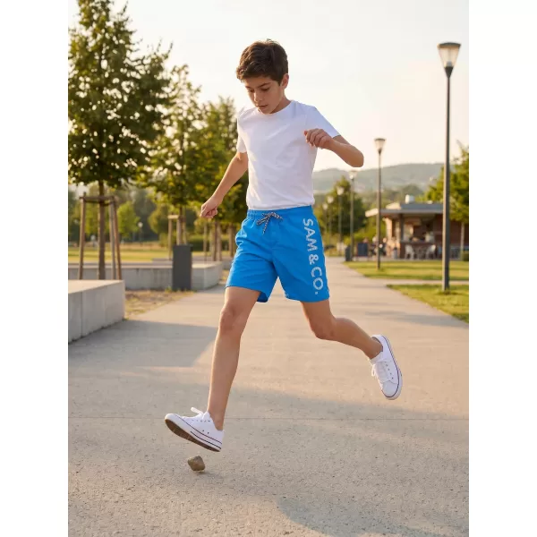  Pantaloni scurți pentru copii SAM 73 ROMAN KS 505 ALBASTRU STRĂLUCITOR 
