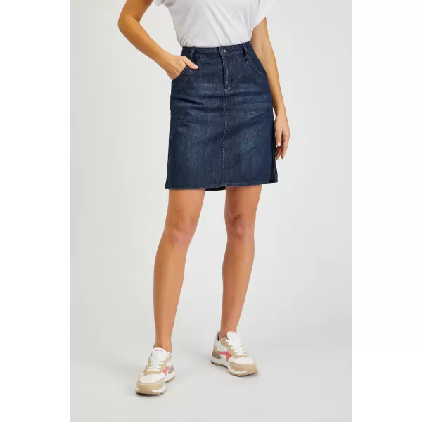  Fusta de dama SAM 73 GEMINI WZ 832 DENIM ÎNCHIS LA CULOARE 