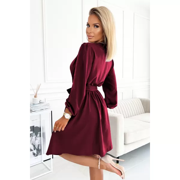 Rochie NUMOCO BINDY A339-3 BURGUNDIA 