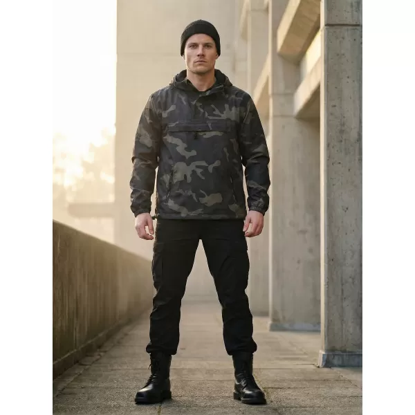  Sacou BRANDIT PŘES HLAVU BD3162 CAMUFLAJ ÎNTUNECAT 