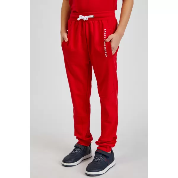  Pantaloni de trening pentru copii SAM 73 KANZ KK 518 ROŞU 