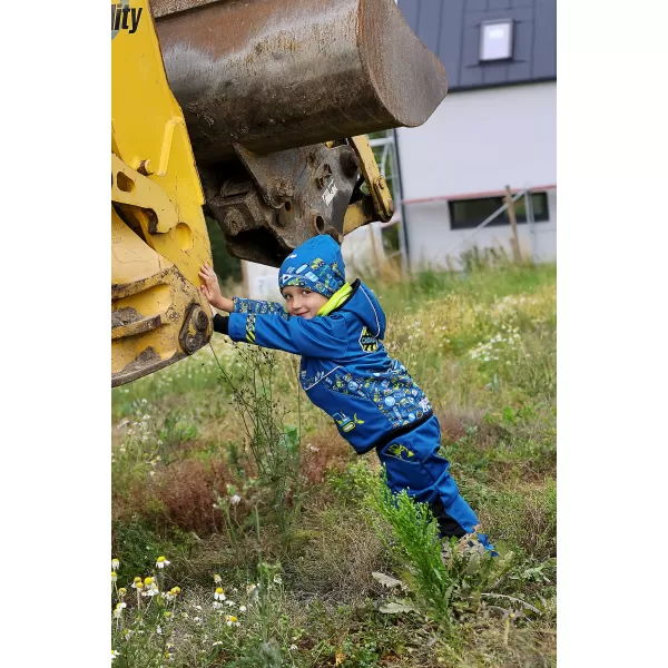  Pantaloni de softshell pentru bebeluși izolați WAMU BAGR ALBASTRU 