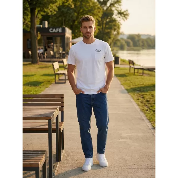  Tricou pentru bărbați SAM 73 FENAKLID MT 820 ALB 
