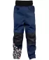 Pantaloni izolati softshell pentru copii WAMU LIŠKY ALBASTRU ÎNCHIS