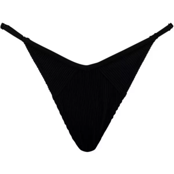  Costum de baie PUMA SWIM WOMEN RIBBED TANGA 1P 938068-01 NEGRU 