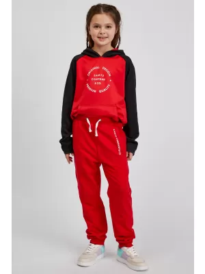 Pantaloni de trening pentru copii SAM 73 KANZ KK 518 ROŞU