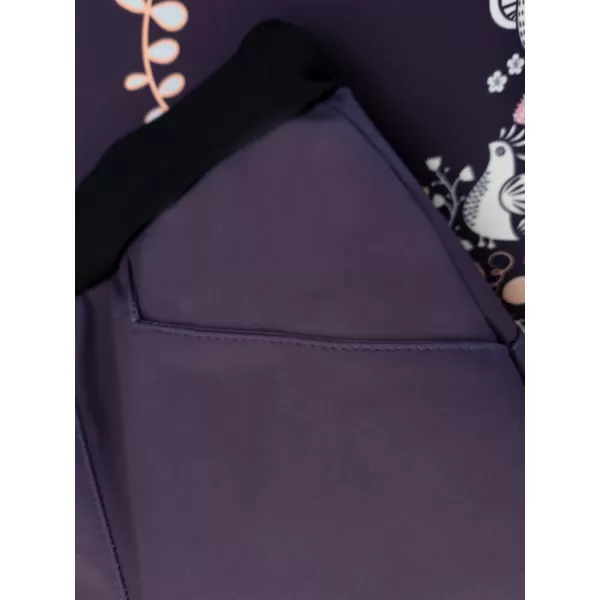  Pantaloni izolati softshell pentru copii WAMU SOVA VIOLET 