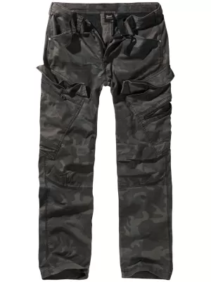 Pantaloni BRANDIT ADVEN SLIM FIT CAMUFLAJ ÎNTUNECAT
