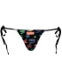 Costum de baie PUMA SWIM WOMEN SIDE TIE TANGA STRING 1P 938066-01 NEGRU