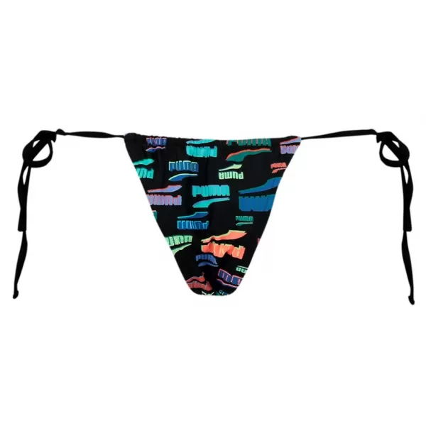  Costum de baie PUMA SWIM WOMEN SIDE TIE TANGA STRING 1P 938066-01 NEGRU 