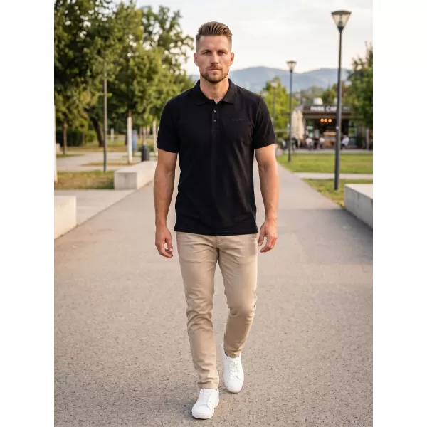  Tricou pentru bărbați SAM 73 CHRYZ MT 822 NEGRU 