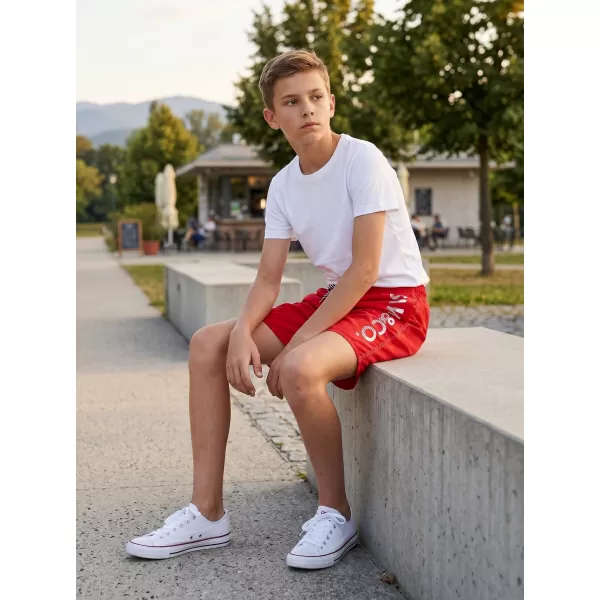  Pantaloni scurți pentru copii SAM 73 ROMAN KS 505 ROŞU 