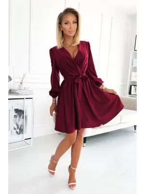 Rochie NUMOCO BINDY A339-3 BURGUNDIA