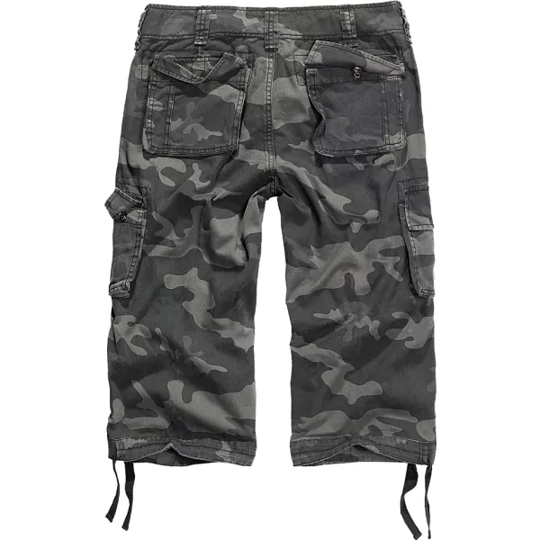  Pantaloni scurți 3/4 bărbați BRANDIT URBAN LEGEND CARGO CAMUFLAJ ÎNTUNECAT 