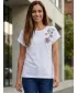 Tricou de damă SAM 73 BOOTES WT 887 ALB