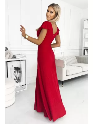 Rochie NUMOCO CRYSTAL A411-2 ROŞU