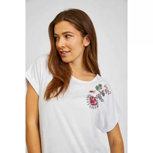  Tricou de damă SAM 73 BOOTES WT 887 ALB 