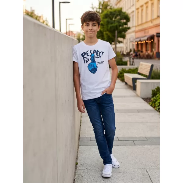 Tricou pentru copii SAM 73 SCUTUM KT 514 ALB 